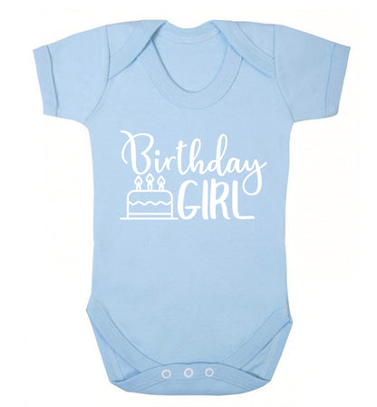 Birthday Girl Baby Vest pale blue 18-24 months