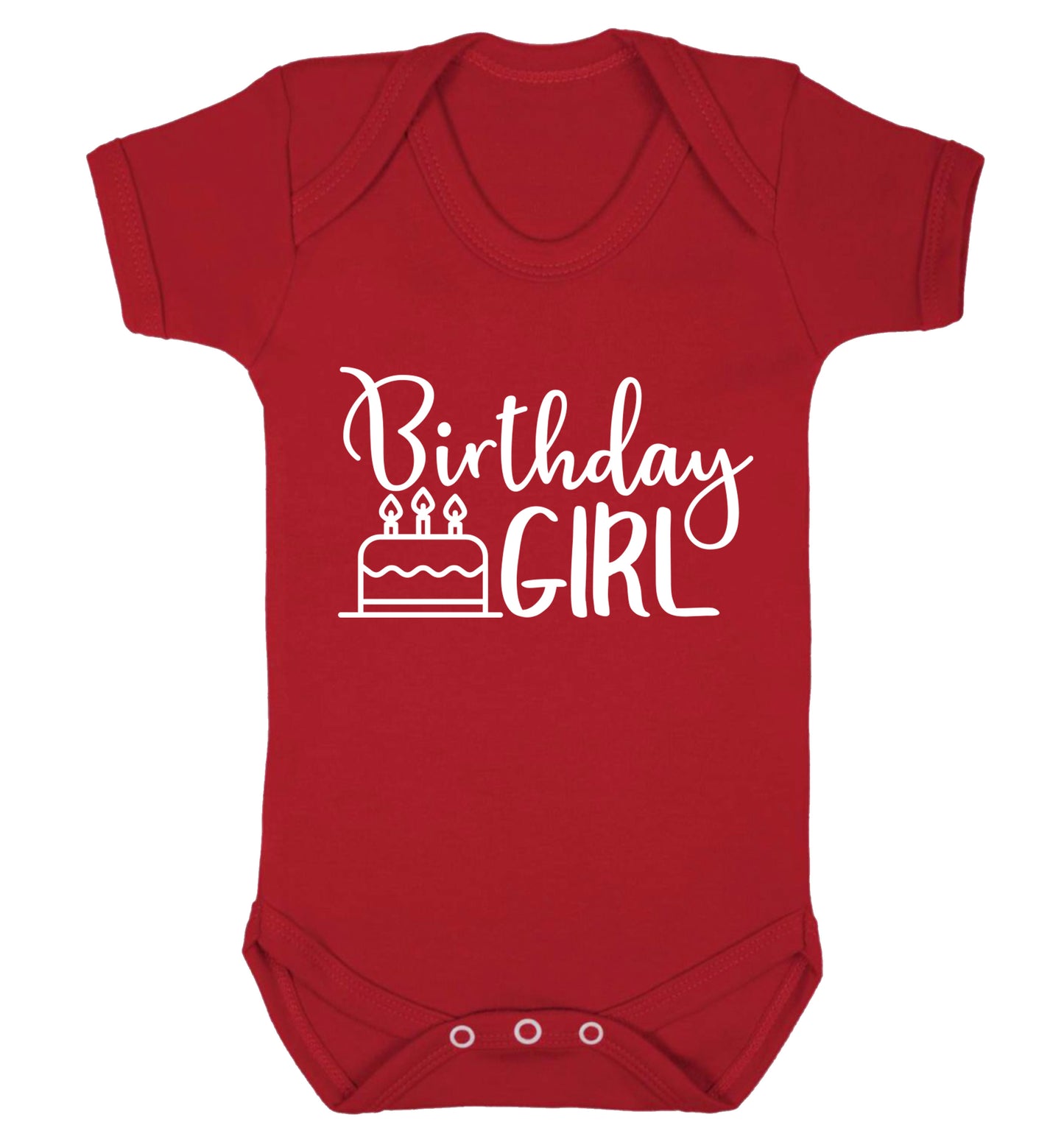 Birthday Girl Baby Vest red 18-24 months