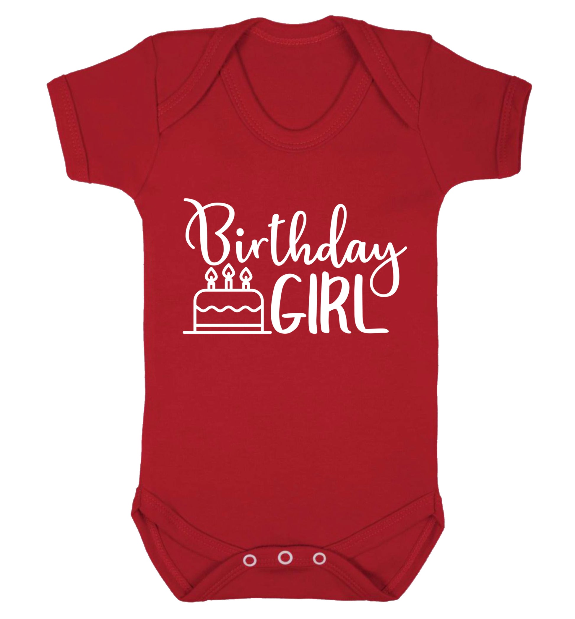 Birthday Girl Baby Vest red 18-24 months