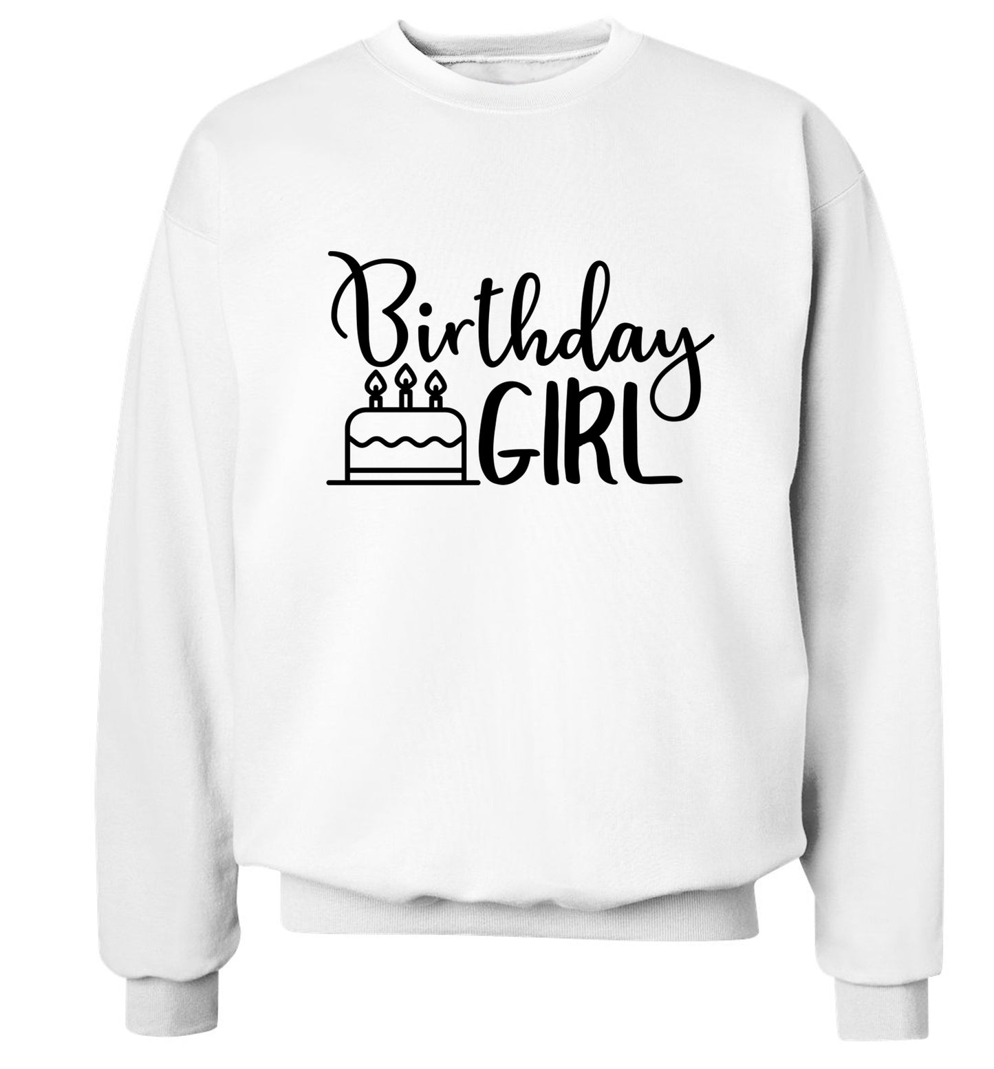 Birthday Girl Adult's unisex white Sweater 2XL