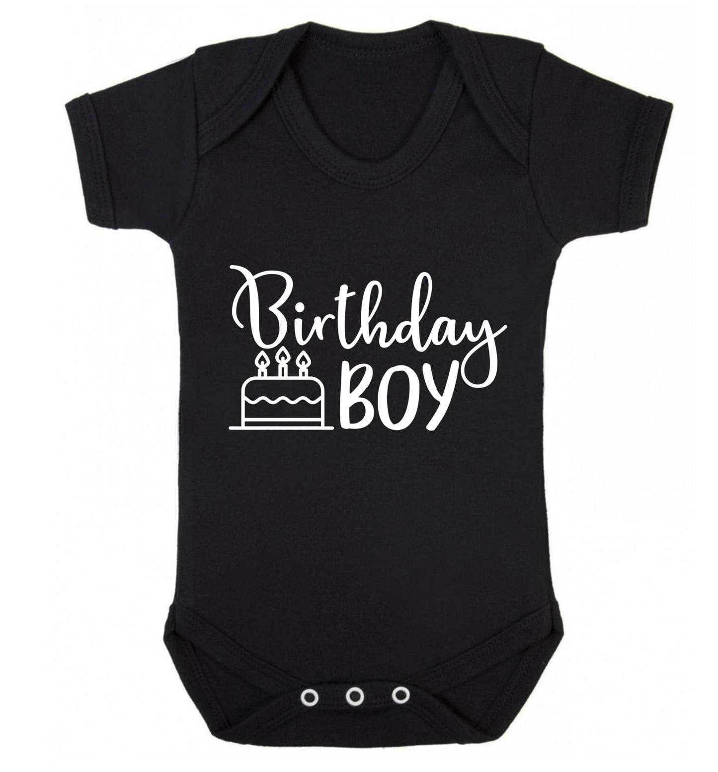 Birthday Boy Baby Vest black 18-24 months