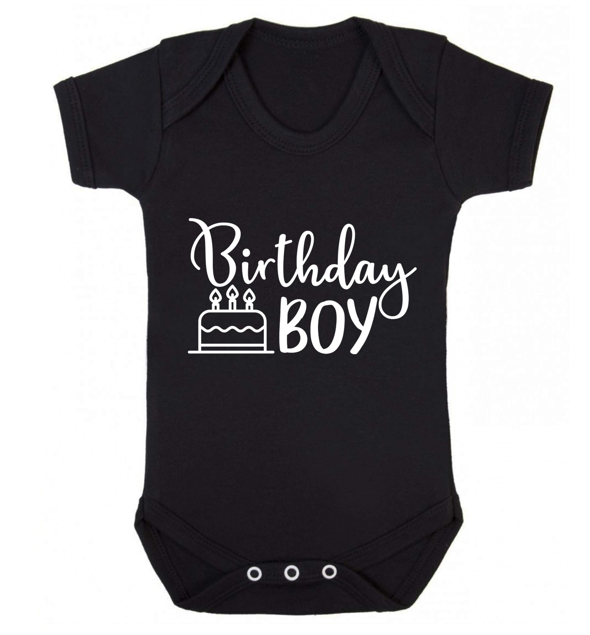 Birthday Boy Baby Vest black 18-24 months