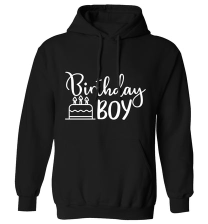 Birthday Boy adults unisex black hoodie 2XL