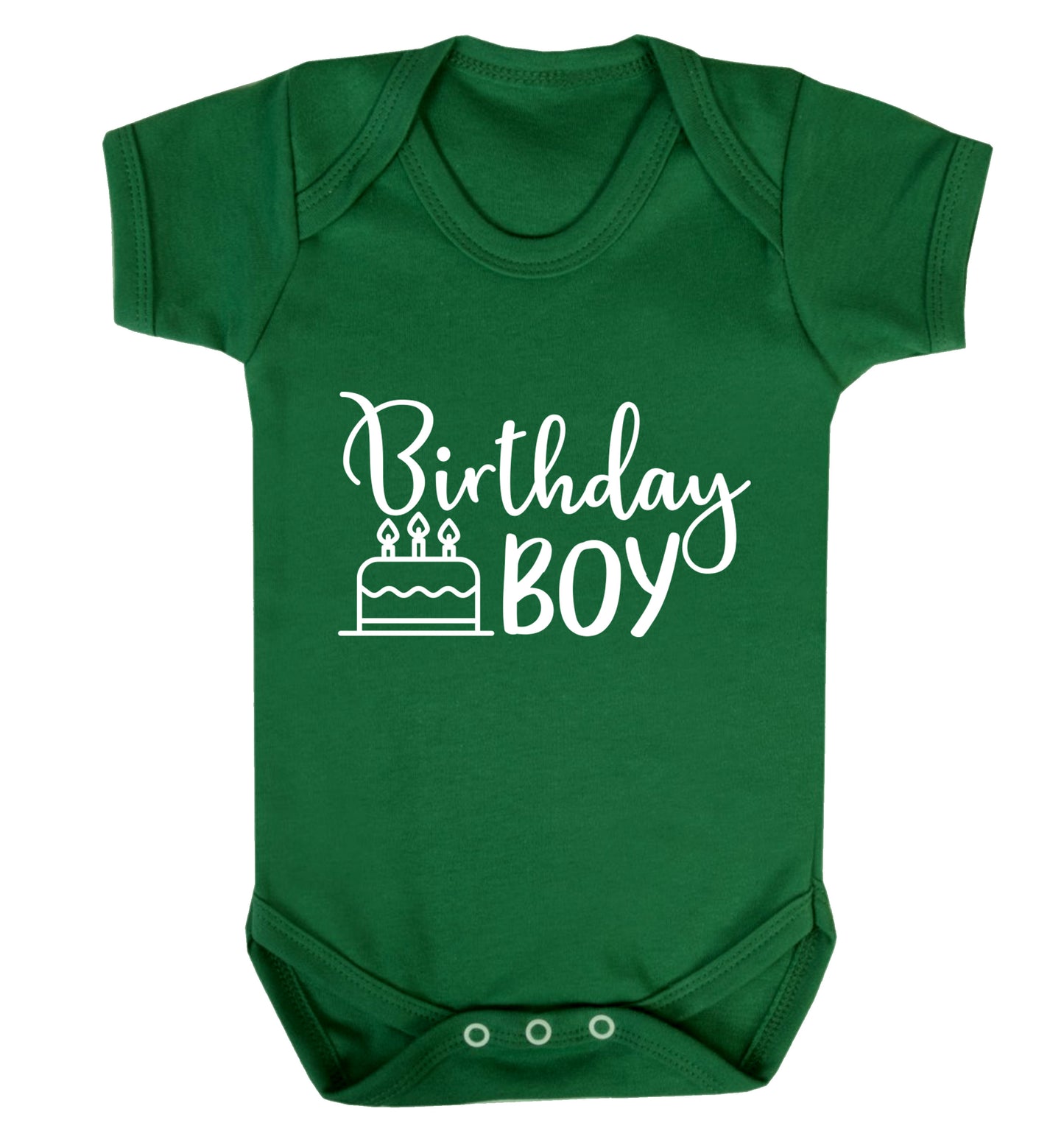 Birthday Boy Baby Vest green 18-24 months