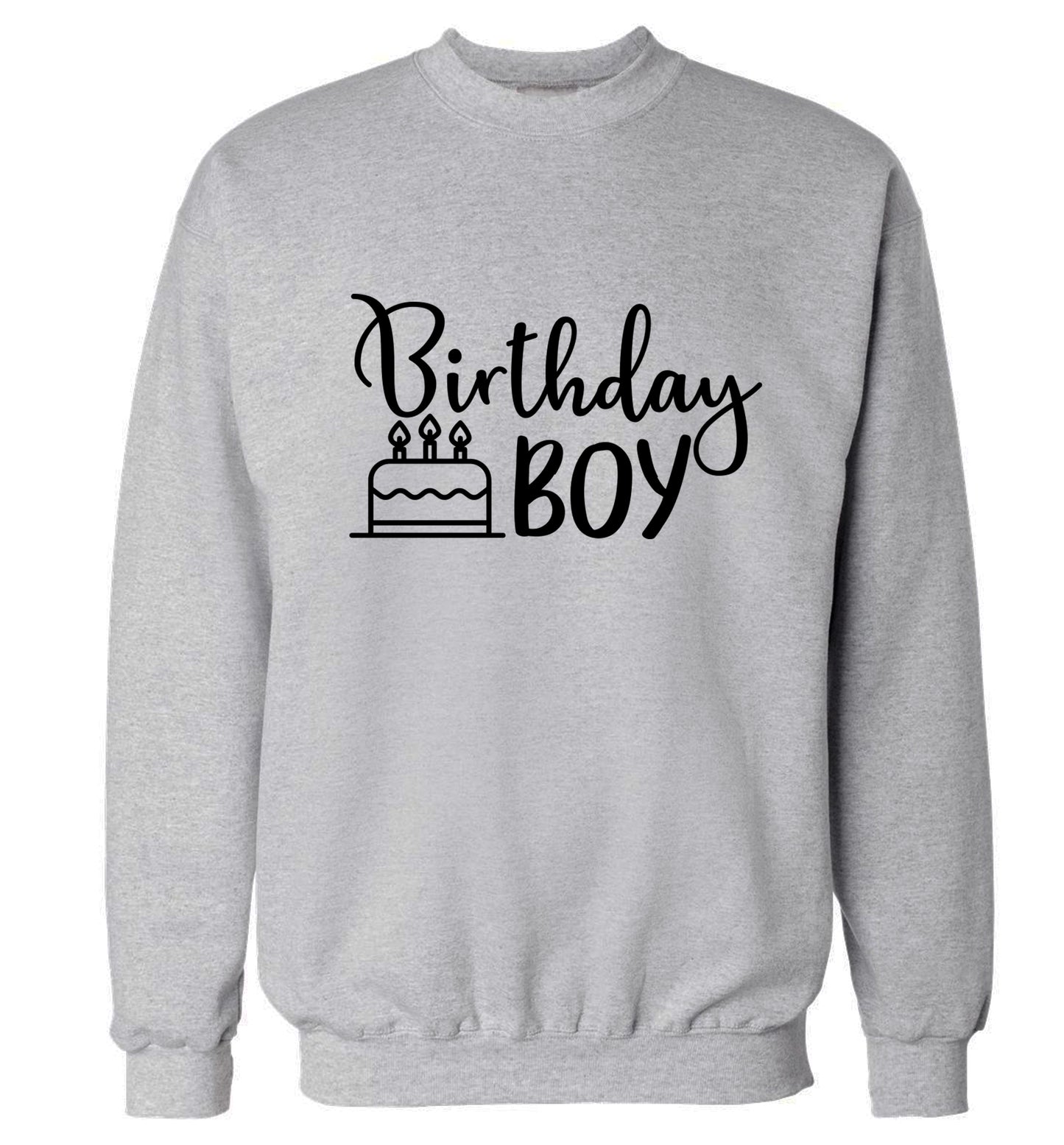 Birthday Boy Adult's unisex grey Sweater 2XL