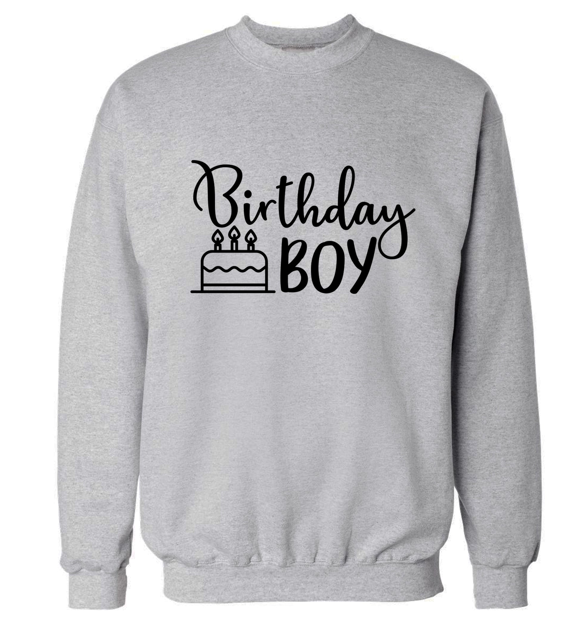 Birthday Boy Adult's unisex grey Sweater 2XL