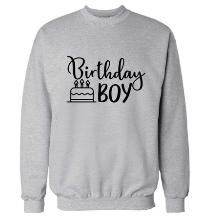 Birthday Boy Adult's unisex grey Sweater 2XL