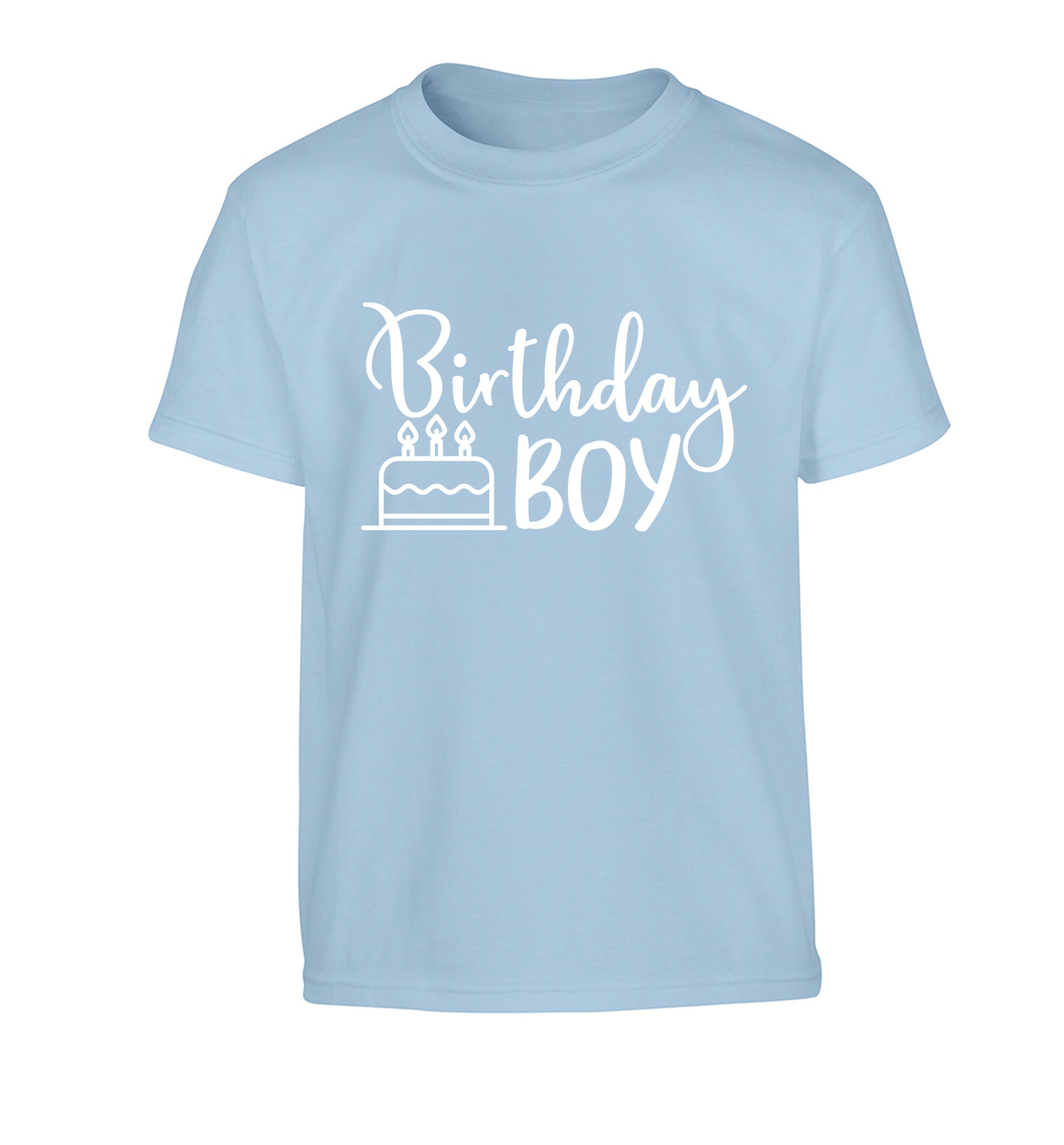 Birthday Boy Children's light blue Tshirt 12-13 Years