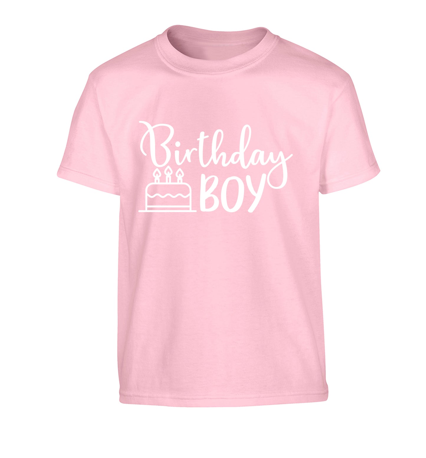 Birthday Boy Children's light pink Tshirt 12-13 Years