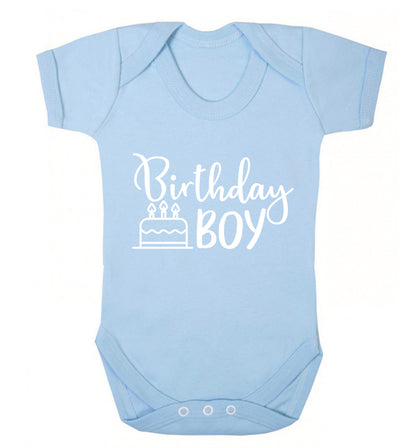 Birthday Boy Baby Vest pale blue 18-24 months