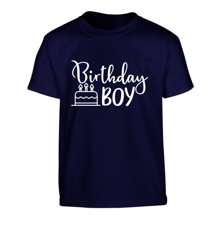 Birthday Boy Children's navy Tshirt 12-13 Years