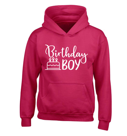 Birthday Boy children's pink hoodie 12-13 Years