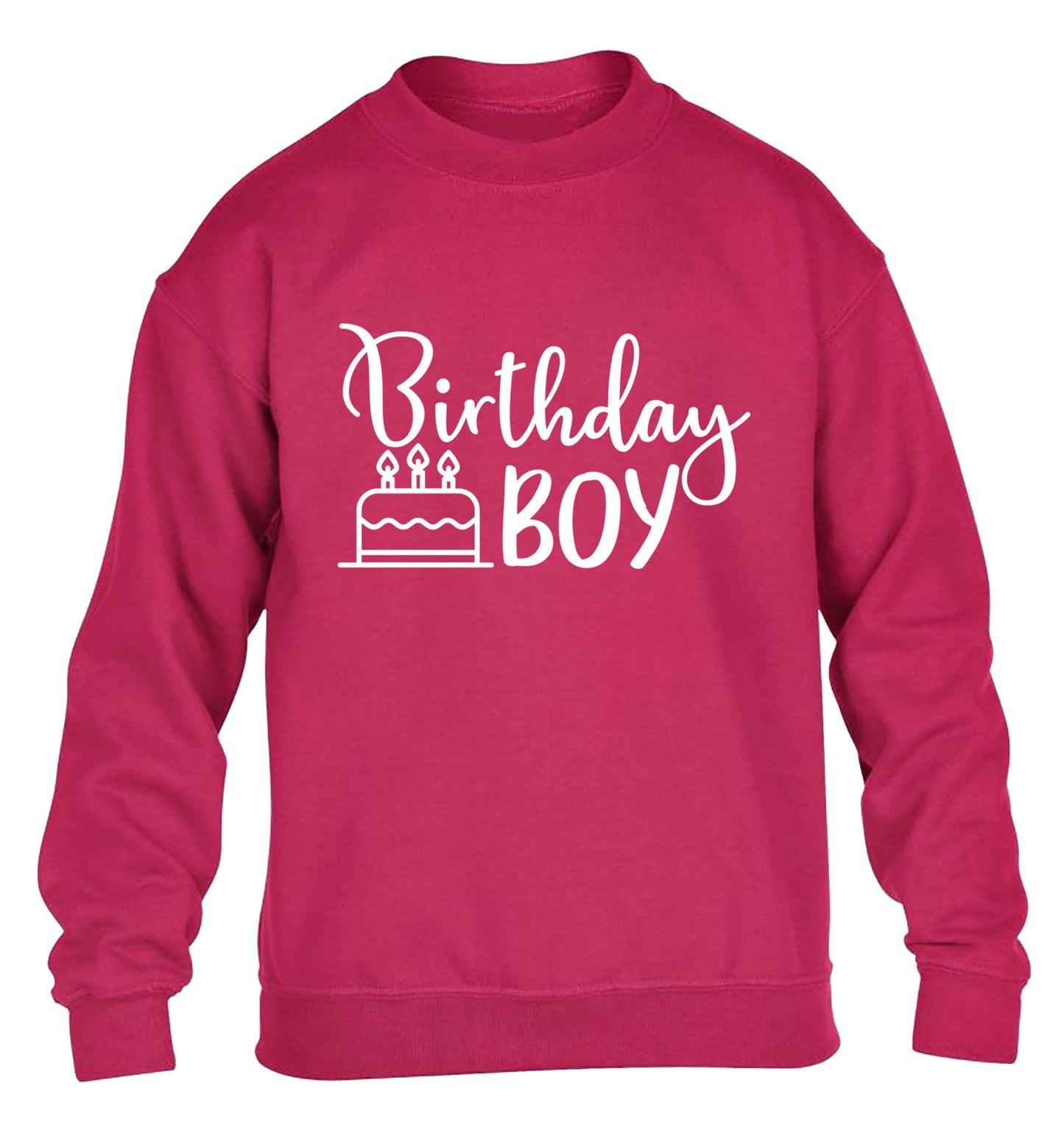 Birthday Boy children's pink sweater 12-13 Years