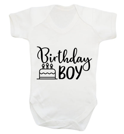 Birthday Boy Baby Vest white 18-24 months