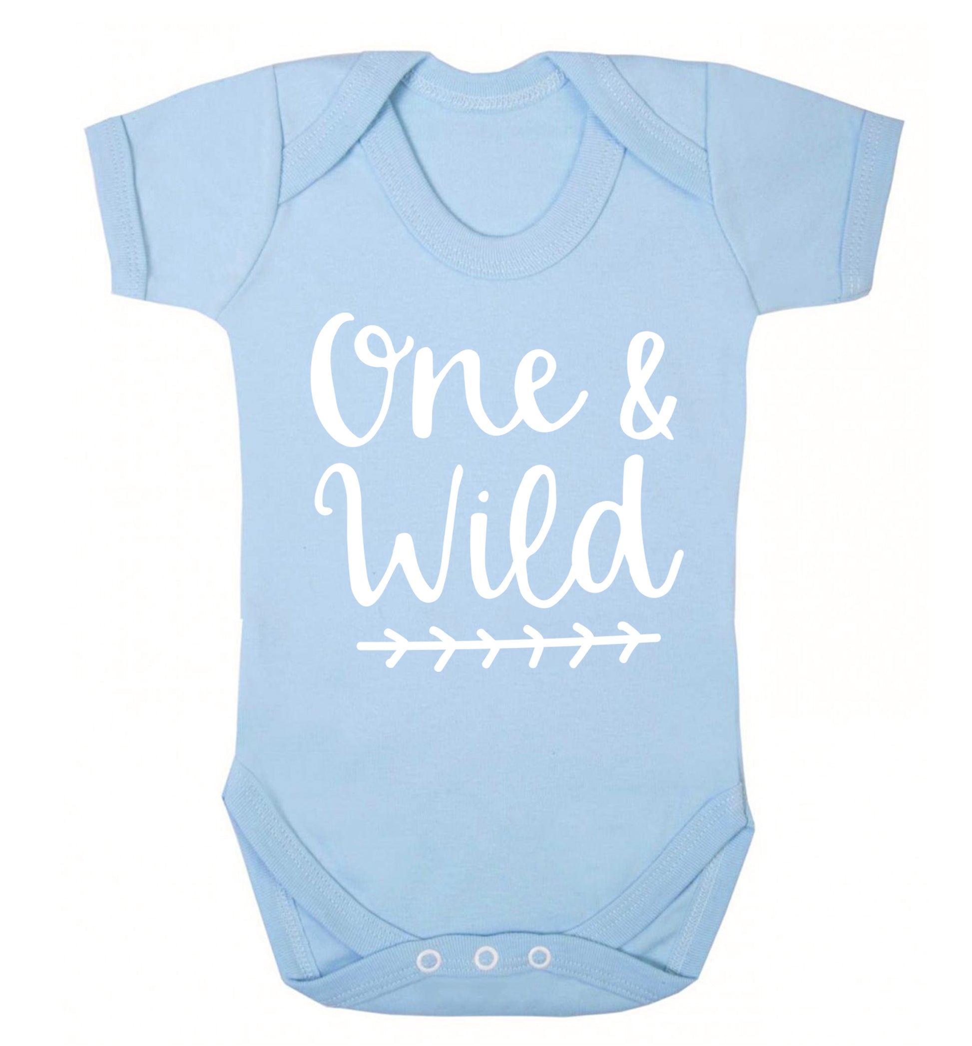 One and wild Baby Vest pale blue 18-24 months