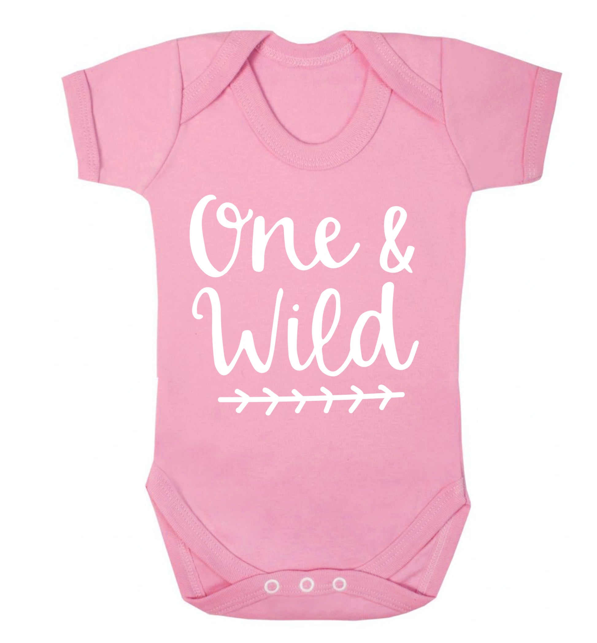 One and wild Baby Vest pale pink 18-24 months