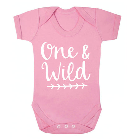 One and wild Baby Vest pale pink 18-24 months