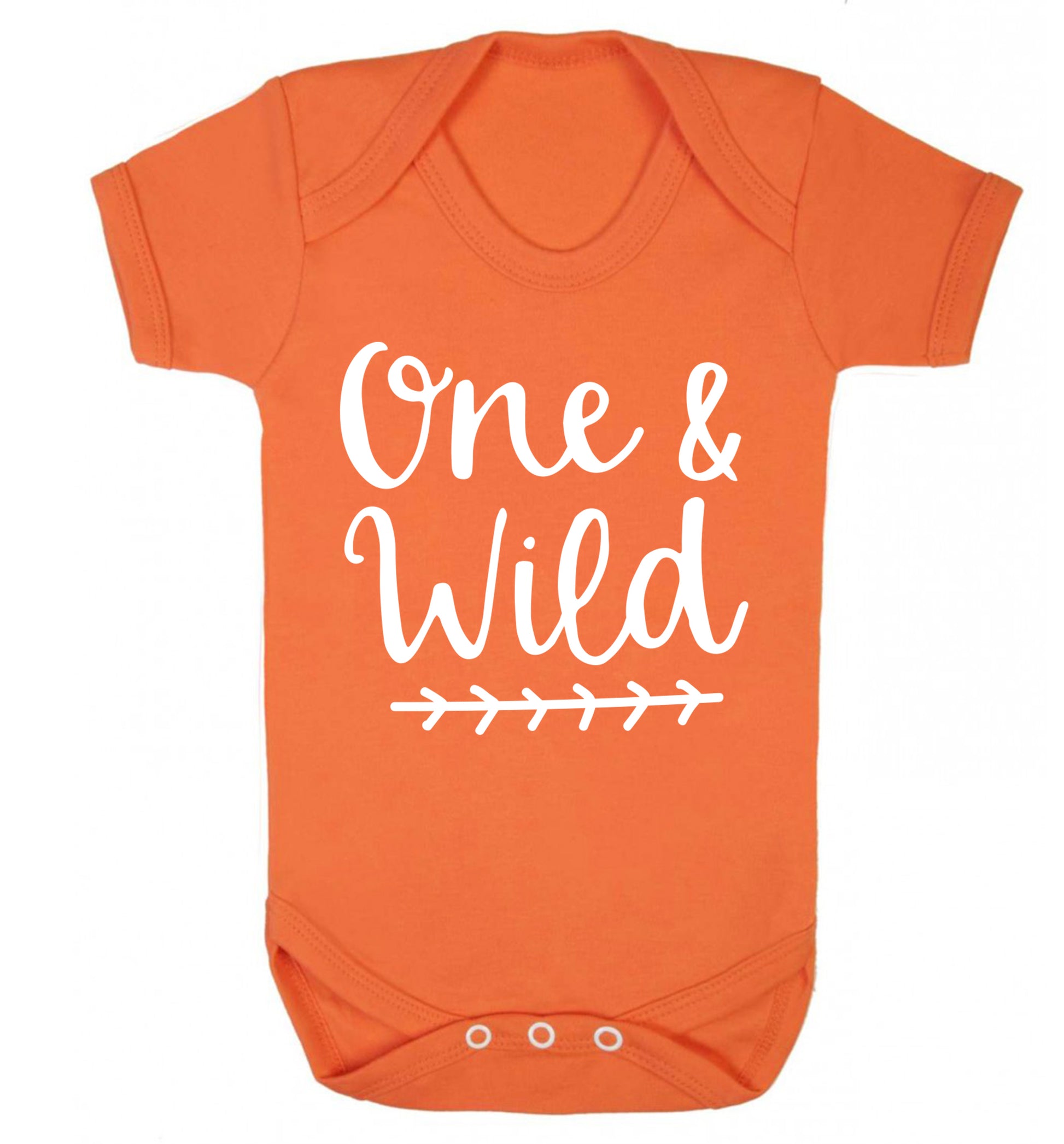 One and wild Baby Vest orange 18-24 months