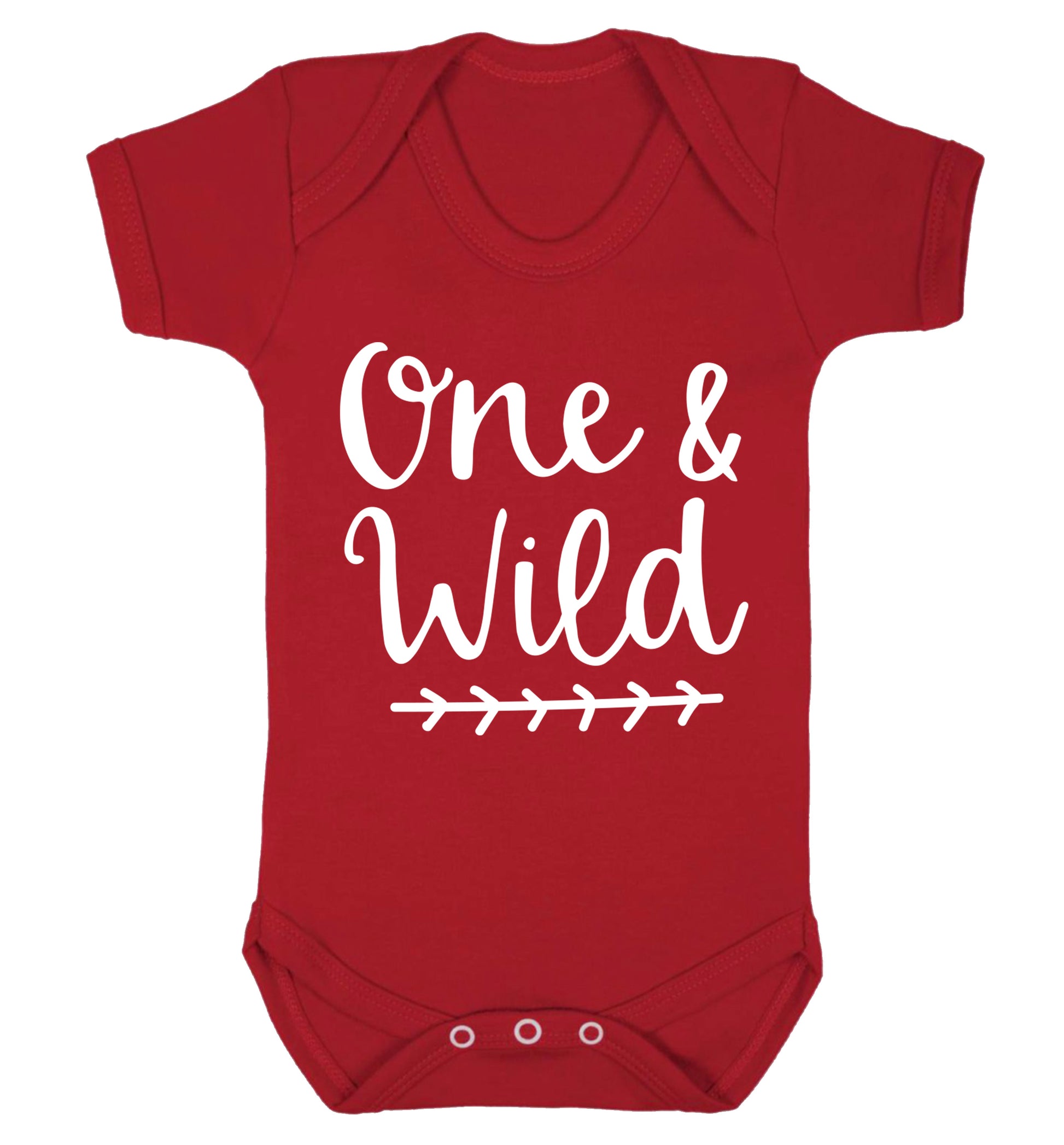 One and wild Baby Vest red 18-24 months
