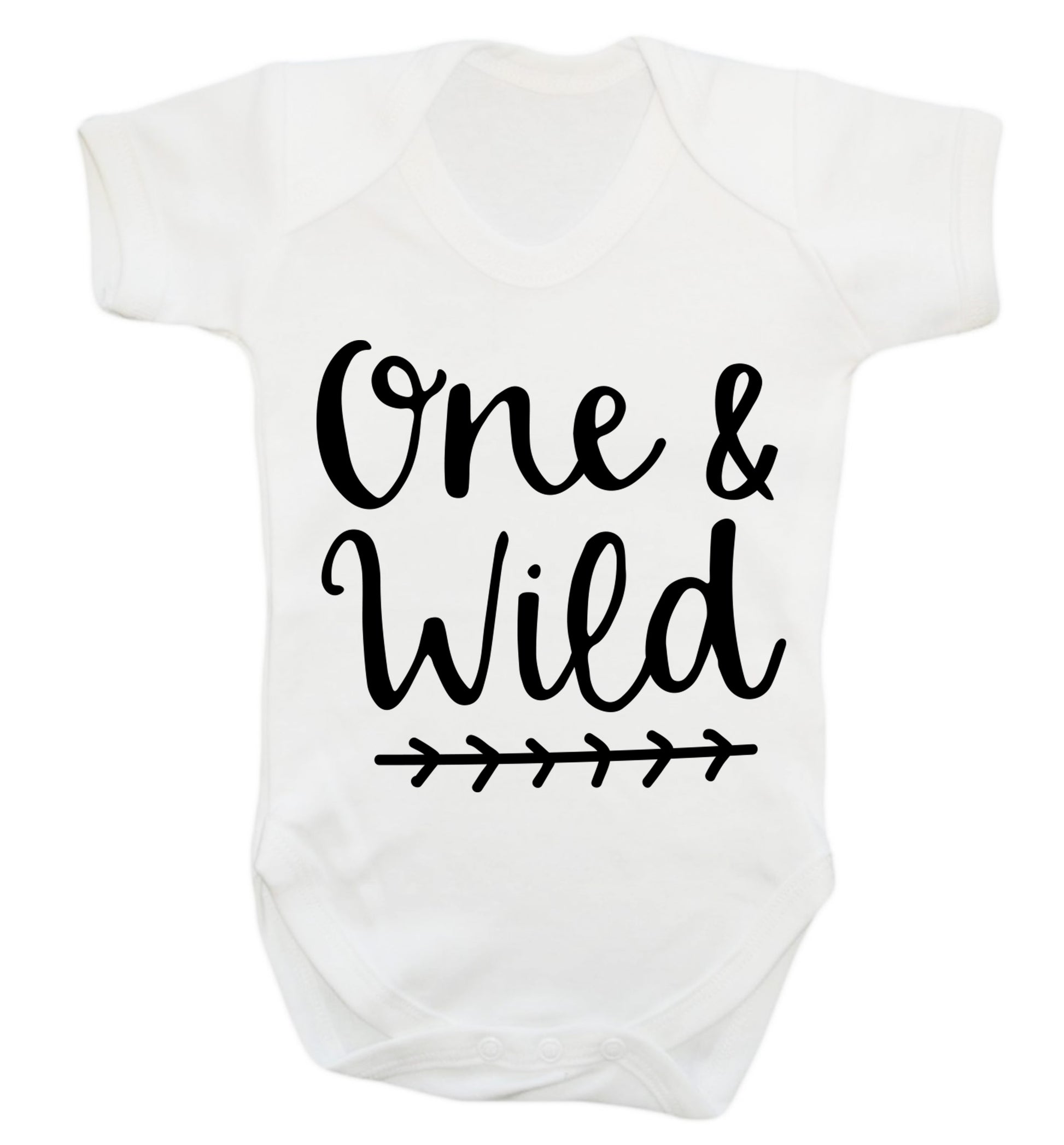 One and wild Baby Vest white 18-24 months