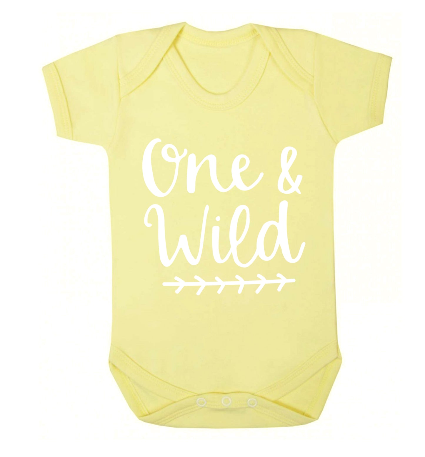 One and wild Baby Vest pale yellow 18-24 months