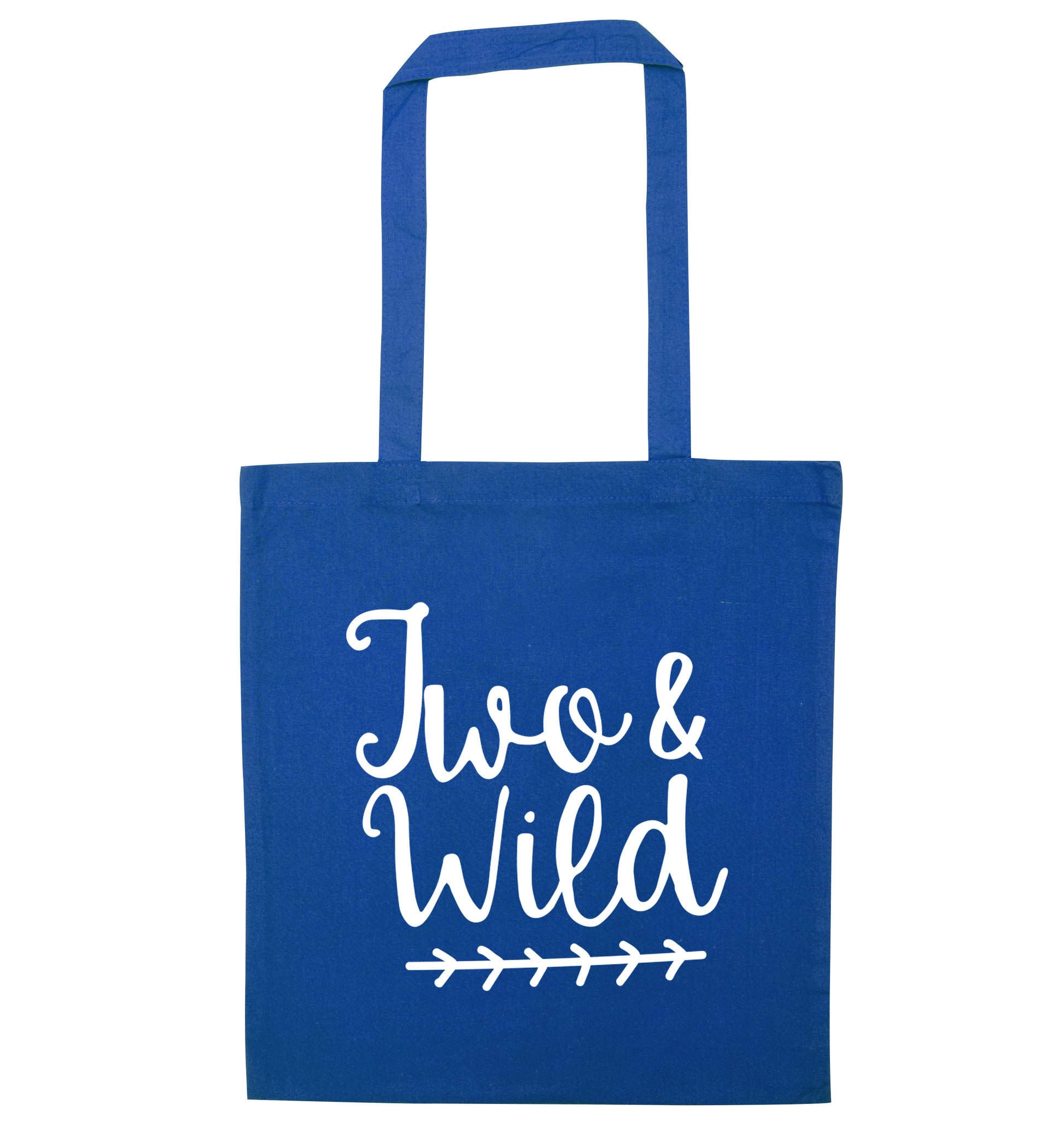 Two and wild blue tote bag