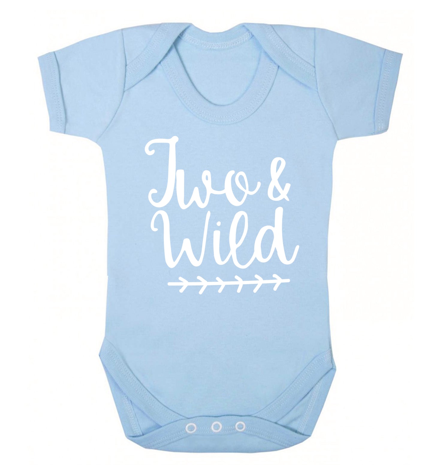 Two and wild Baby Vest pale blue 18-24 months