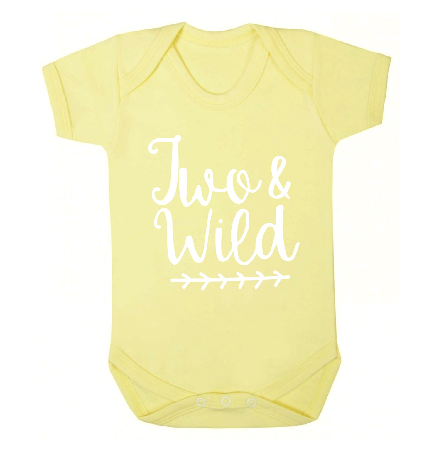 Two and wild Baby Vest pale yellow 18-24 months