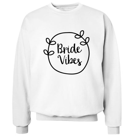 Bride Vibes Adult's unisex white Sweater 2XL