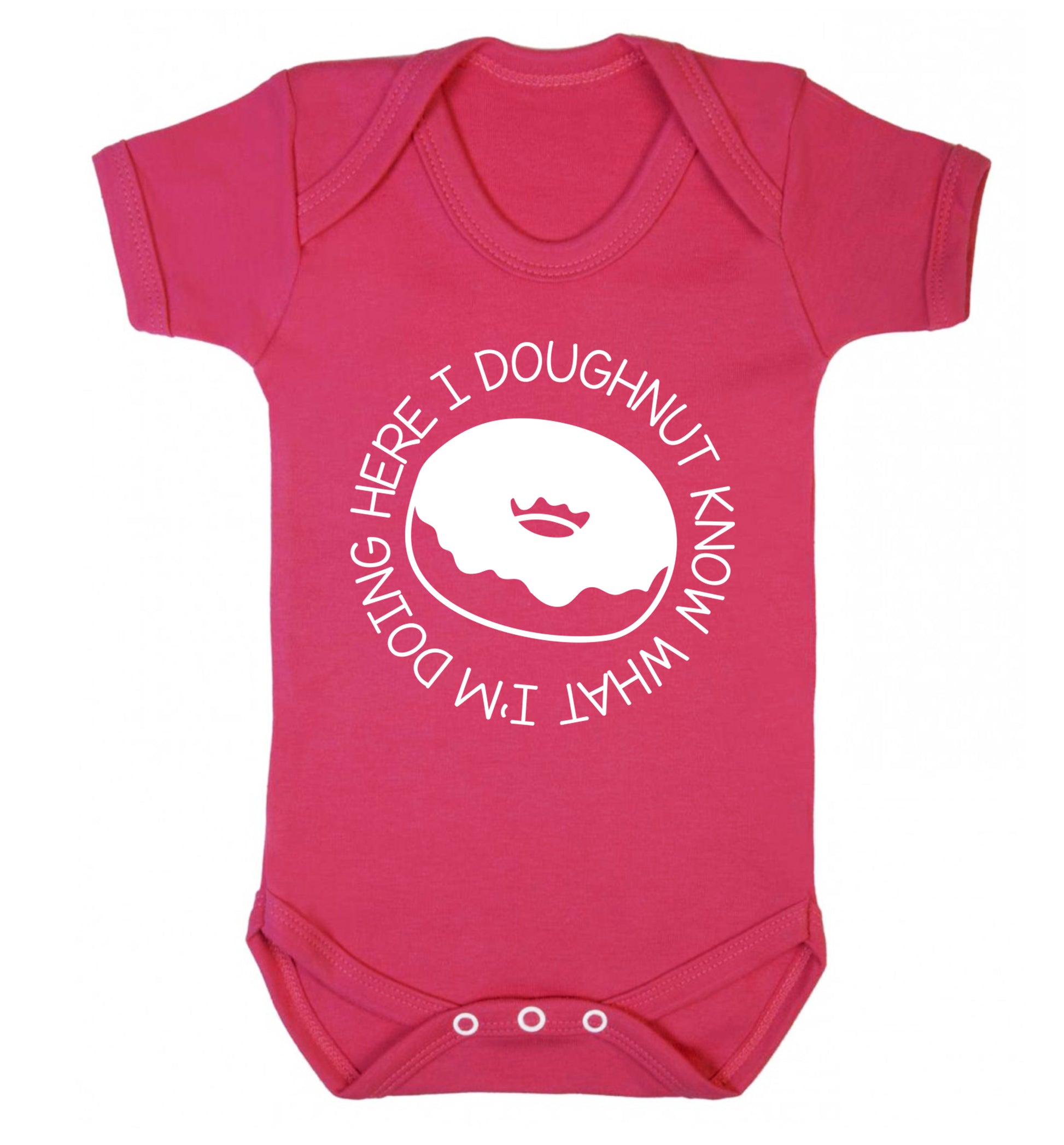 I doughnut know what I'm doing here Baby Vest dark pink 18-24 months