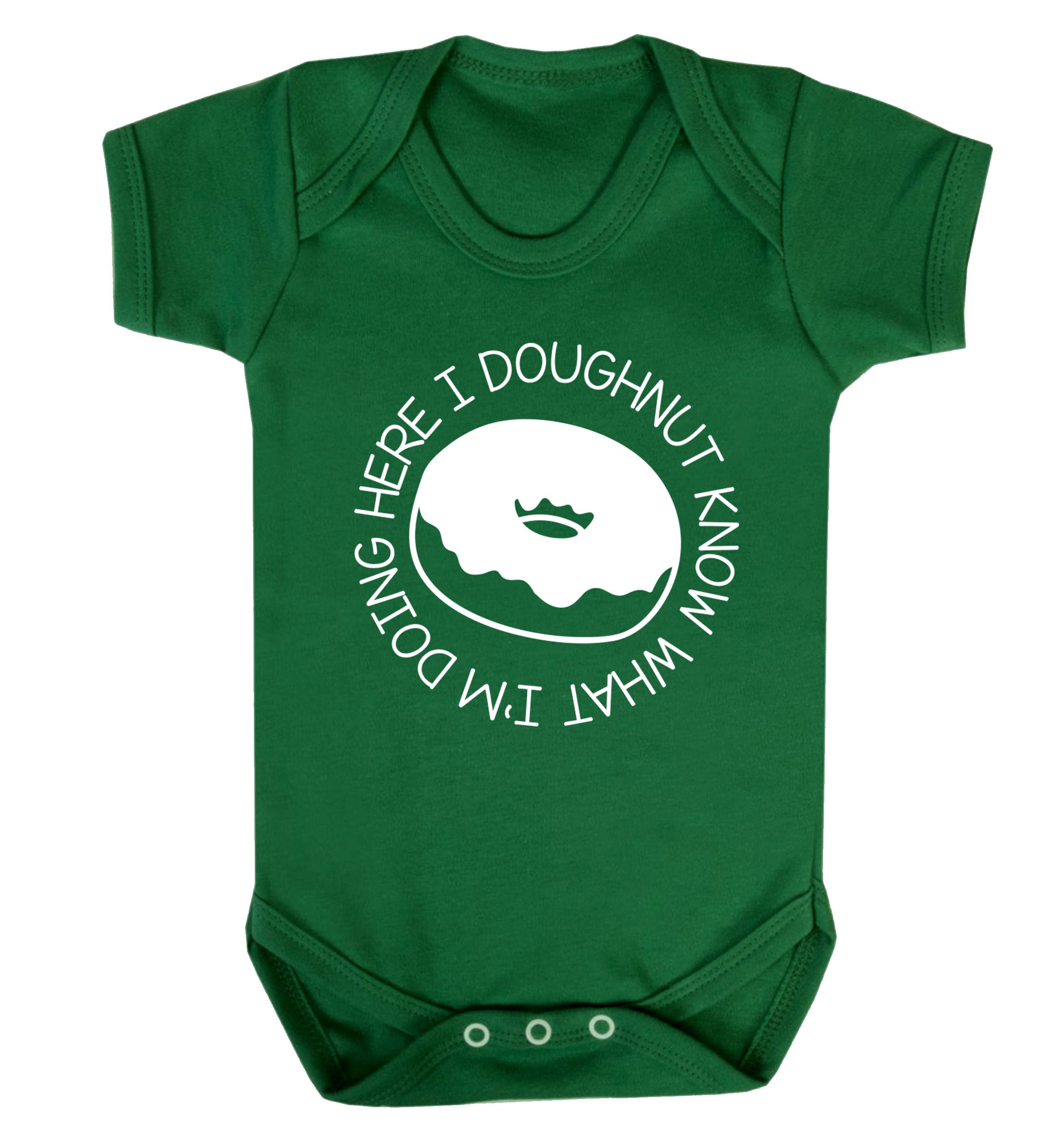 I doughnut know what I'm doing here Baby Vest green 18-24 months
