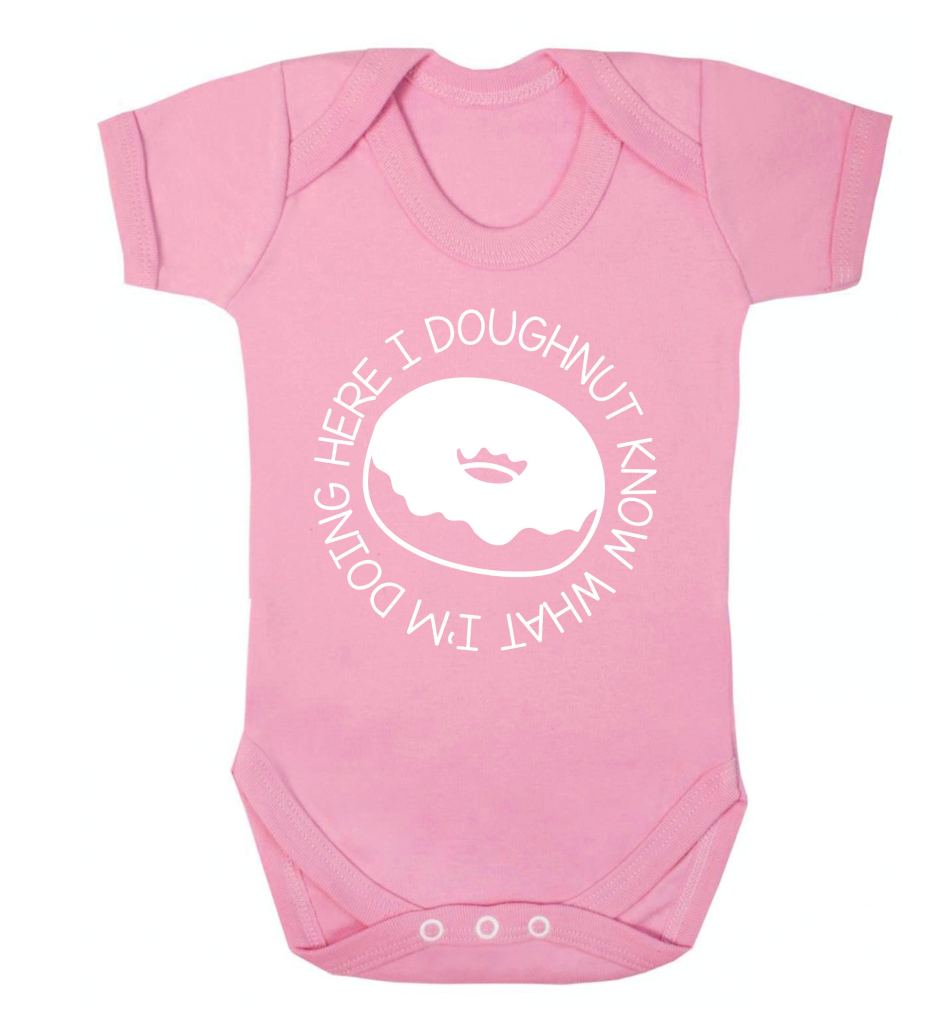 I doughnut know what I'm doing here Baby Vest pale pink 18-24 months