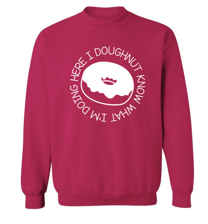 I doughnut know what I'm doing here Adult's unisex pink Sweater 2XL