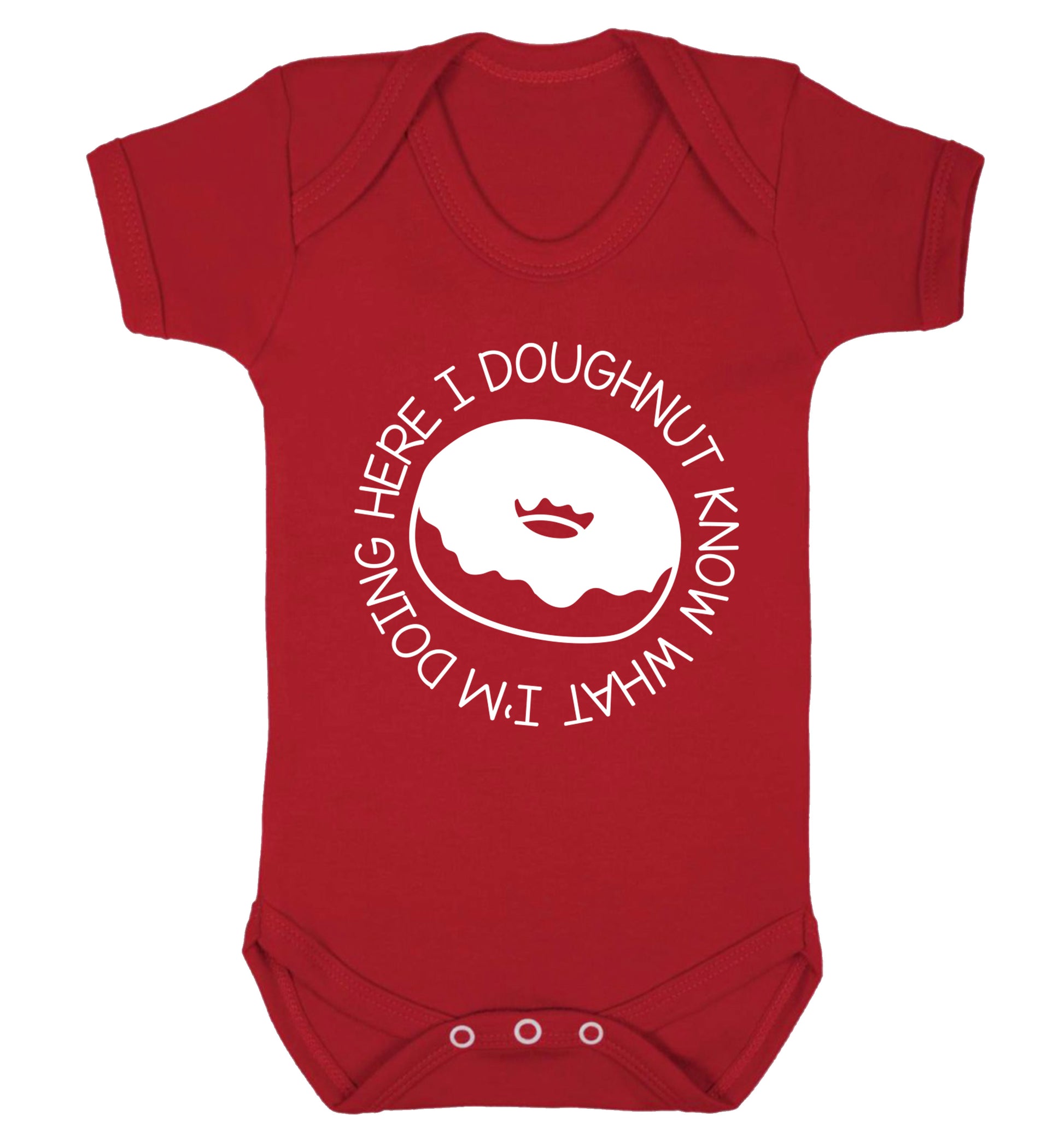I doughnut know what I'm doing here Baby Vest red 18-24 months