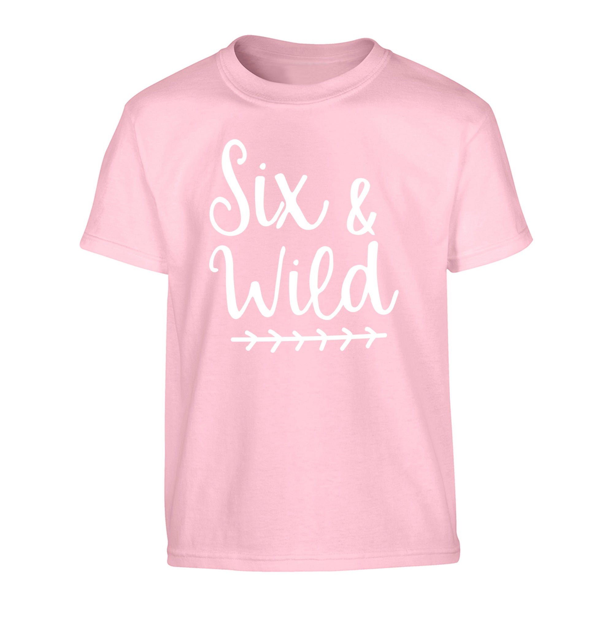 Six and wild Children's light pink Tshirt 12-13 Years