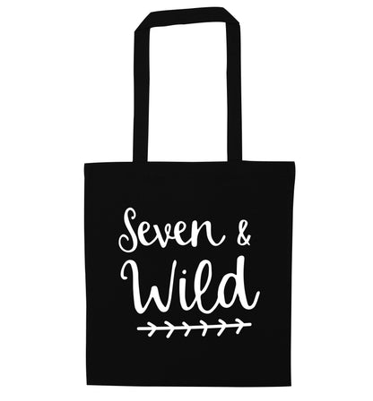 Seven and wild black tote bag