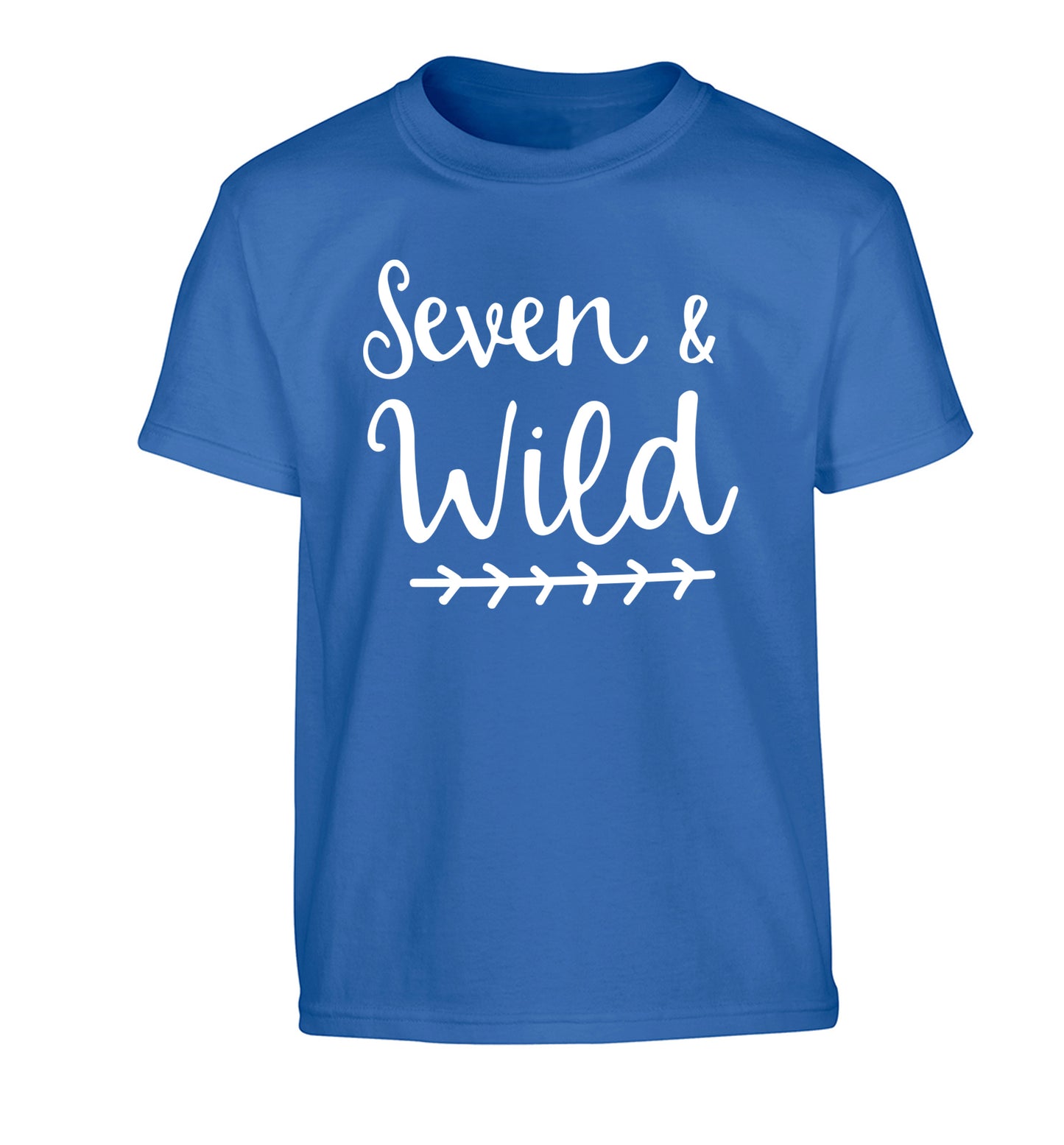 Seven and wild Children's blue Tshirt 12-13 Years