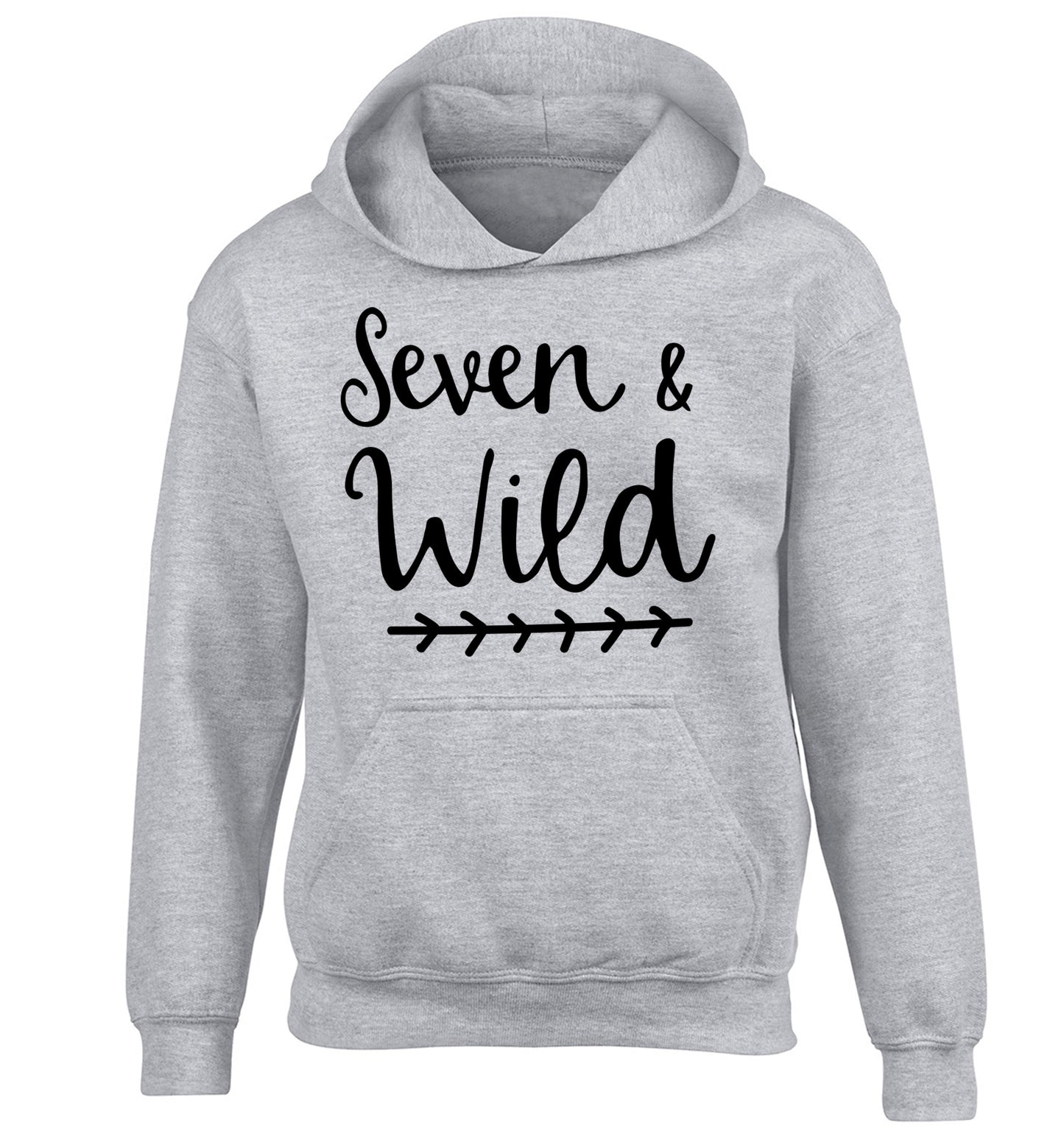 Seven and wild children's grey hoodie 12-13 Years
