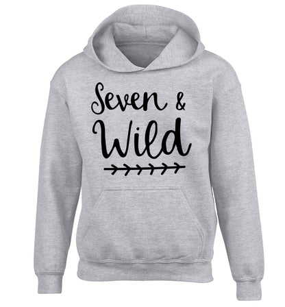 Seven and wild children's grey hoodie 12-13 Years