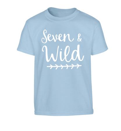 Seven and wild Children's light blue Tshirt 12-13 Years