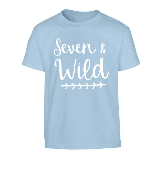 Seven and wild Children's light blue Tshirt 12-13 Years