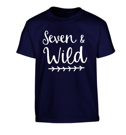 Seven and wild Children's navy Tshirt 12-13 Years