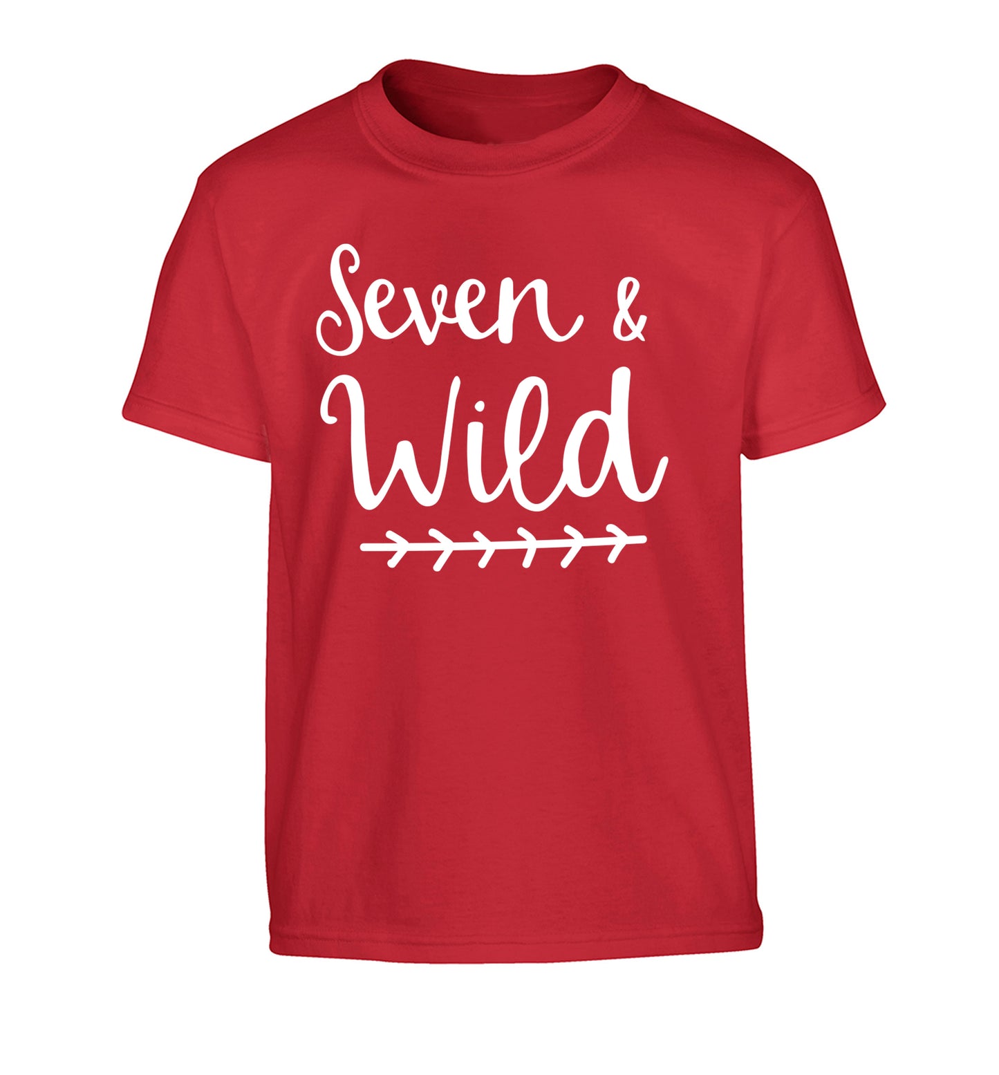 Seven and wild Children's red Tshirt 12-13 Years