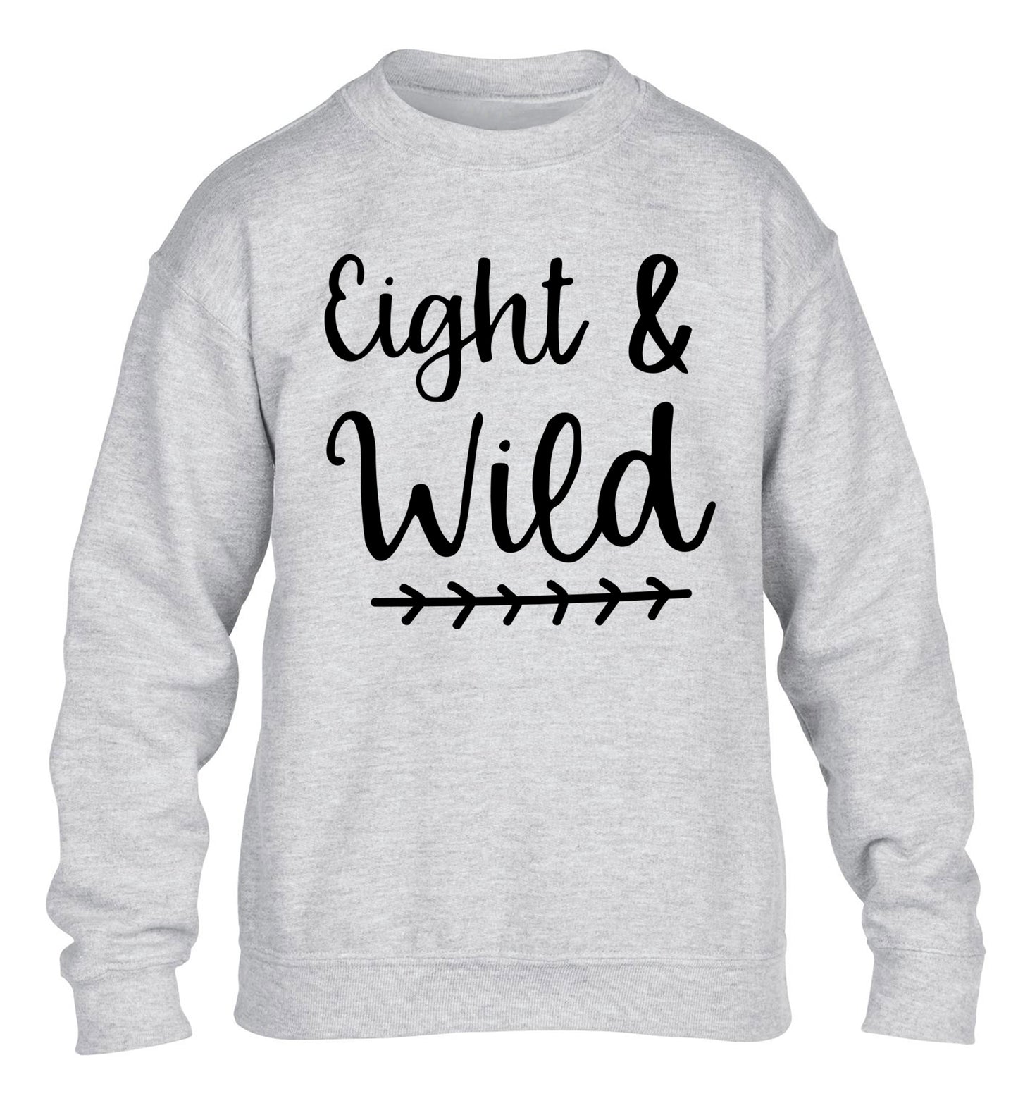Eight and wild children's grey sweater 12-13 Years