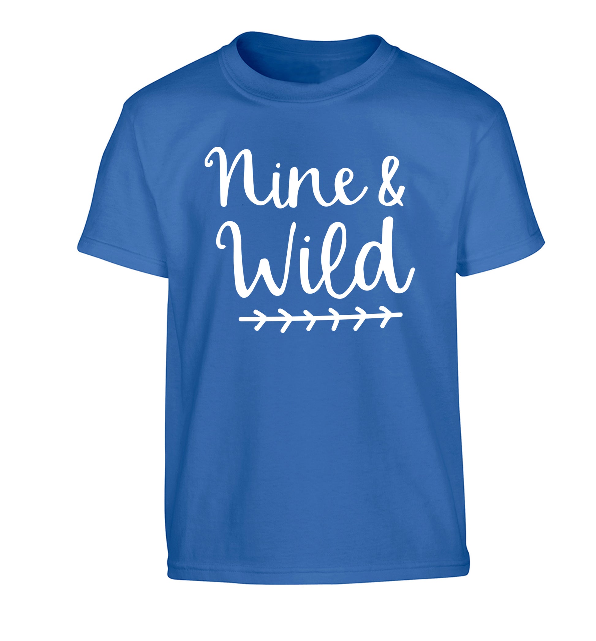 Nine and wild Children's blue Tshirt 12-13 Years