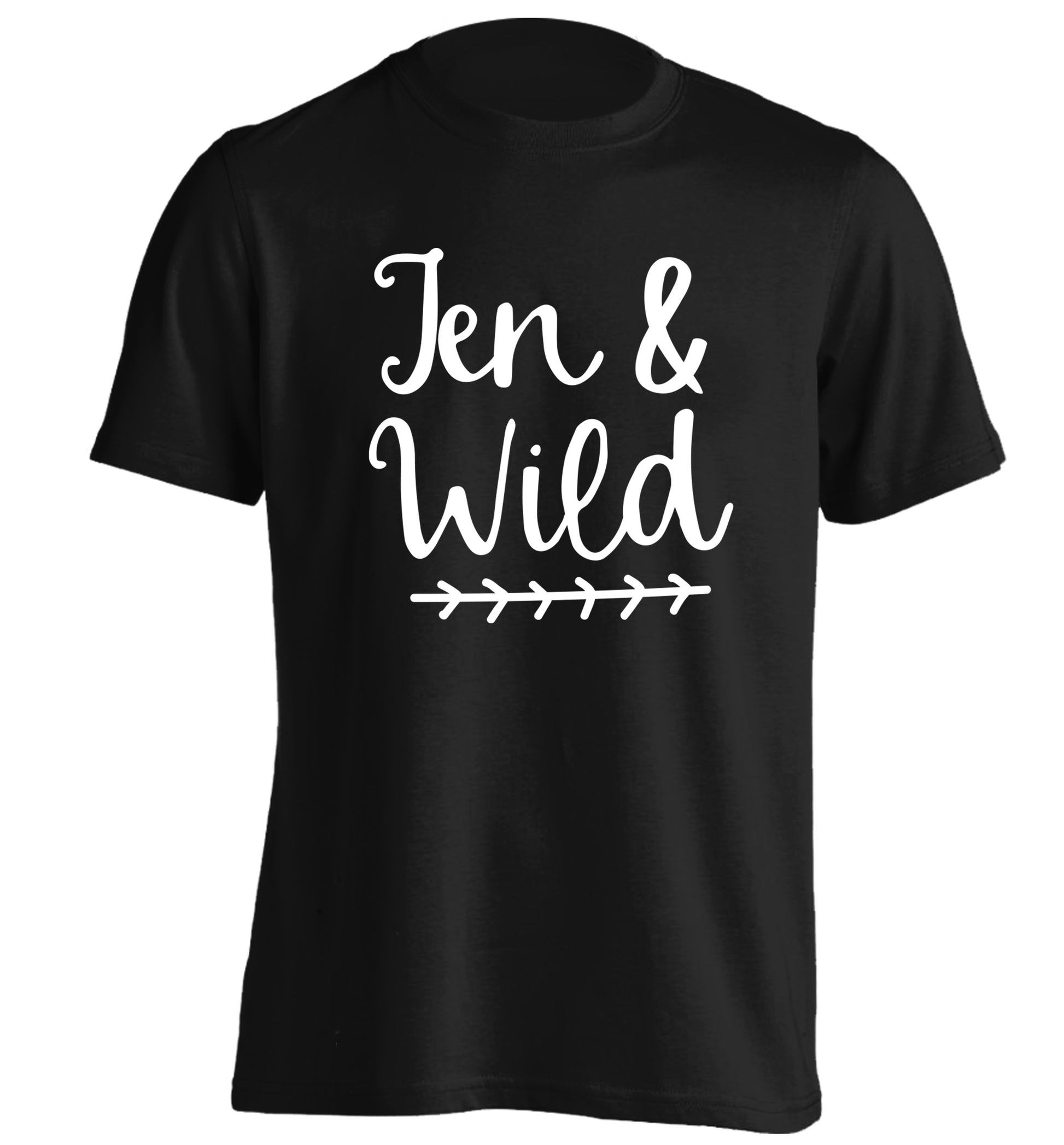 Ten and wild adults unisex black Tshirt 2XL