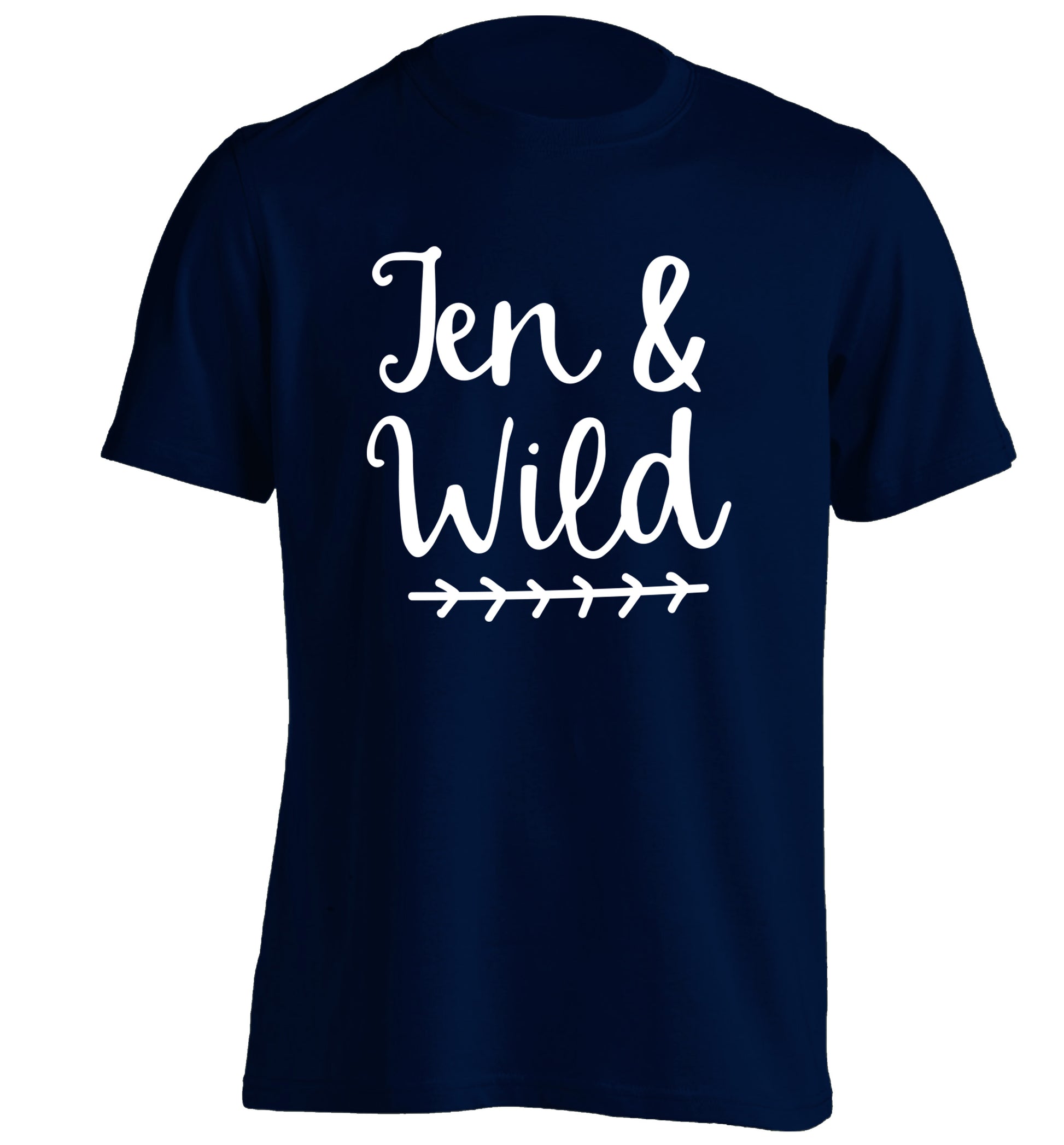 Ten and wild adults unisex navy Tshirt 2XL