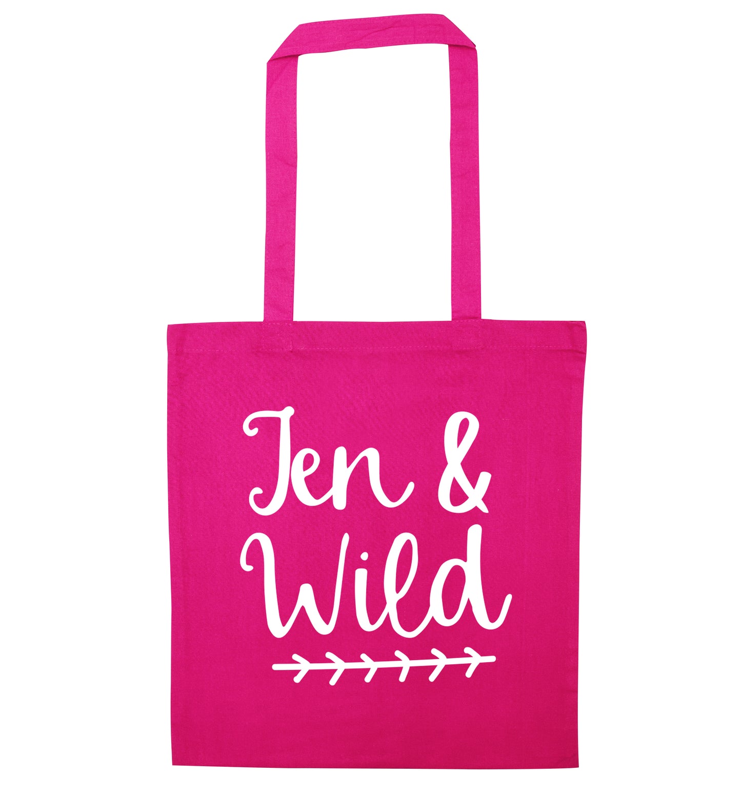 Ten and wild pink tote bag