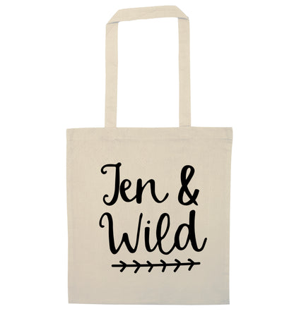Ten and wild natural tote bag