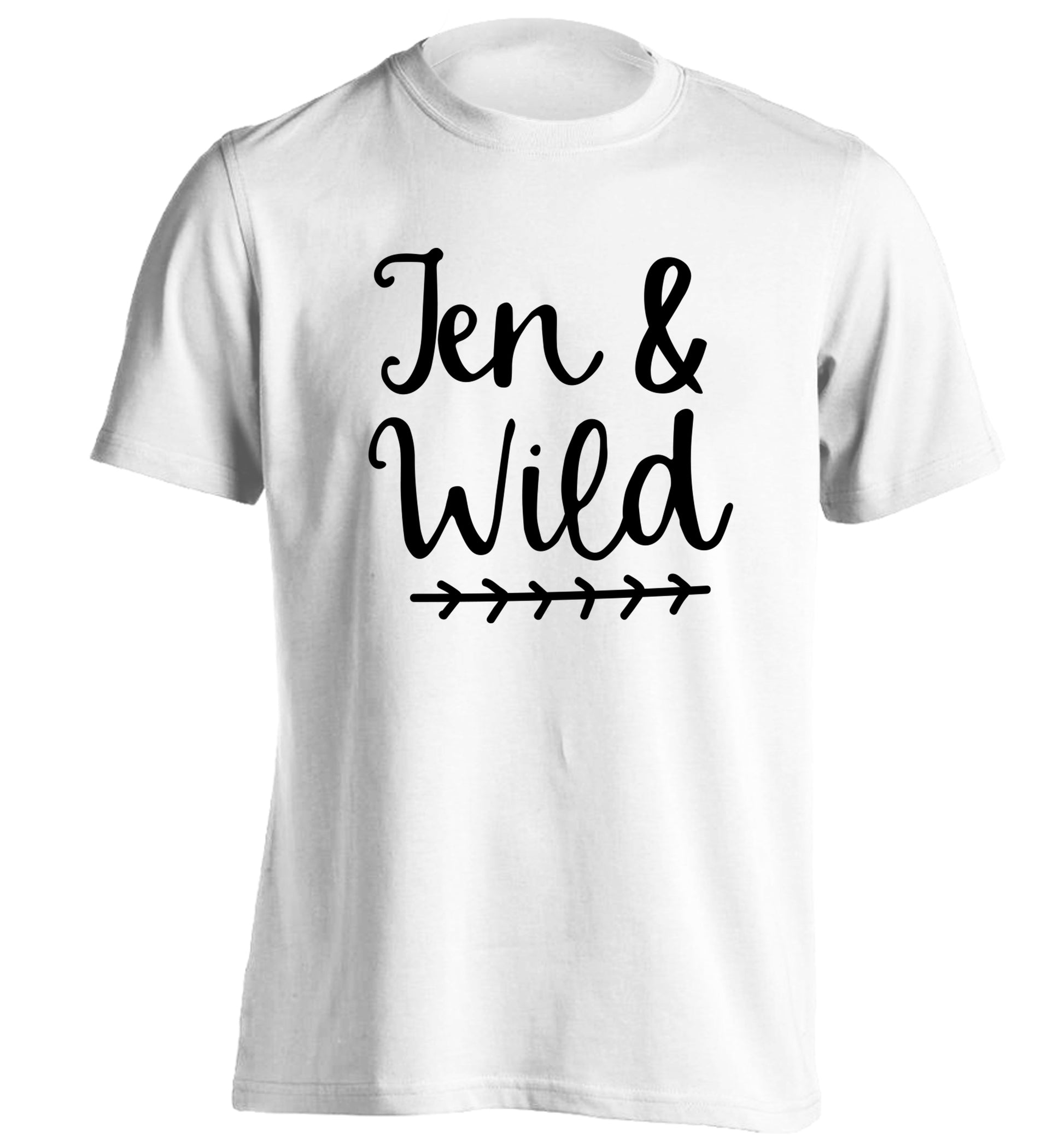 Ten and wild adults unisex white Tshirt 2XL